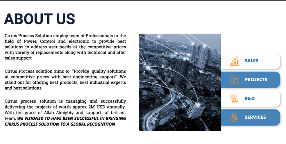 Cirrus Process Solutions Global Reach